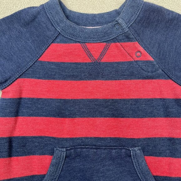 Gap Striped Pocket Romper 12-18 Months - Picture 3 of 6